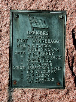 DAR Fort Winnebago Plaque 3, 1924