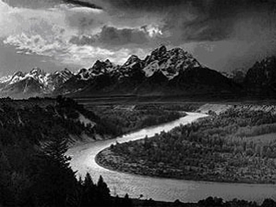 ansel adams photography. Snake River by Ansel Adams