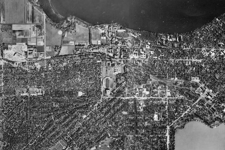 University of Wisconsin-Madison Aerial Photo, 1976