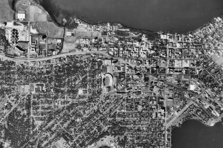 University of Wisconsin-Madison Aerial Photo, 1976